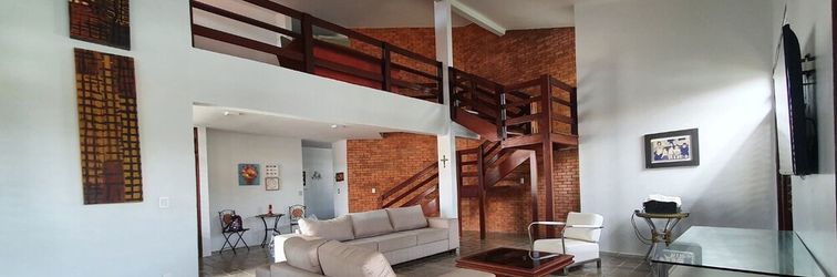 大廳 Casa de Praia Barra de São Miguel