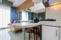 Bedroom Comfy and Minimalist 1BR Apartment at Atria Residence