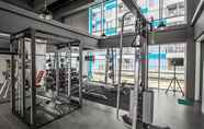 Fitness Center 2 Modern 1BR Apartment with City View at H Residence