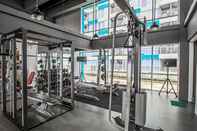 Fitness Center Modern 1BR Apartment with City View at H Residence