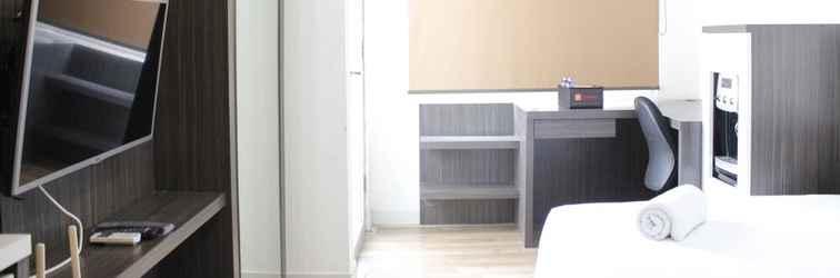 ห้องนอน Chic Studio Apartment at Harvard Jatinangor