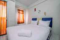 Bedroom Comfortable and Homey Studio Apartment at Dramaga Tower near IPB