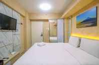 Bedroom Elegant Studio (No Kitchen) Apartment at Green Bay Pluit