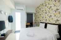 Bedroom Brand New Furnished Studio Apartment at Tamansari Mahogany