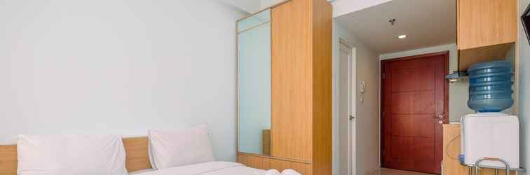 Kamar Tidur Modern Studio with City View at Tamansari Mahogany Apartment