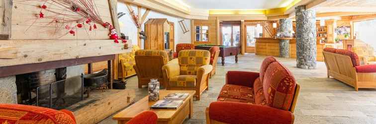 Lobby Skissim Premium Résidence Le Hameau du Rocher Blanc