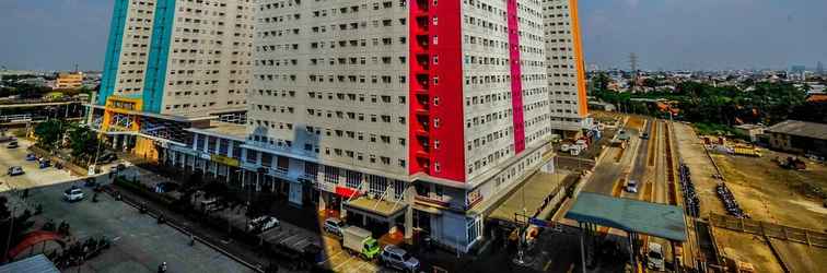 Exterior Compact and Cozy Studio Apartment Green Pramuka City