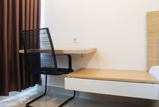 Bedroom Comfy and Homey Studio Apartment @ Grand Kamala Lagoon