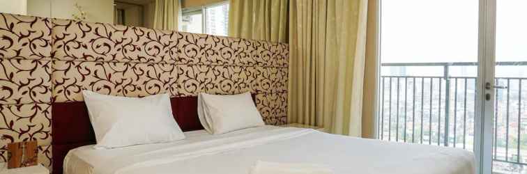 Kamar Tidur Trendy & Relaxing 2BR at The Suite Metro Apartment