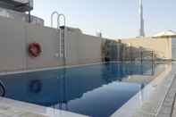Swimming Pool Modern and Stylish 1BR in Business Bay