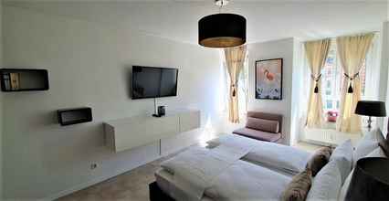 ห้องนอน 4 Deluxe Apartment Flamingo in der Stadt