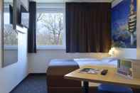 Bedroom B&B Hotel Stuttgart-Airport Messe