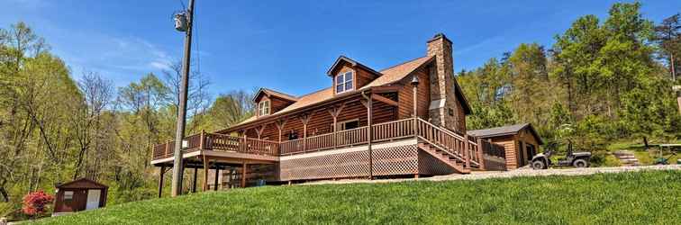 Exterior Weaverville Cabin on 50 Private Acres w/ 6 Cabins