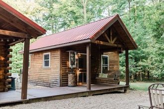 Exterior 4 Fire Pit Private Cabins Retreat In The Woods!