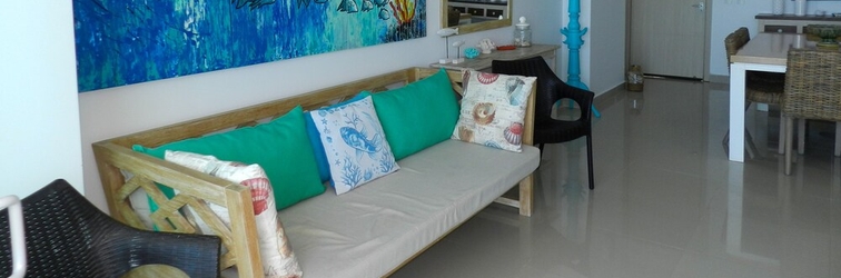 ล็อบบี้ Lujoso Apartamento Frente al Mar