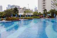 Swimming Pool Cozy 1BR with Workspace at Setiabudi Skygarden Apartment