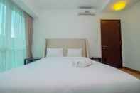 Bedroom Cozy 1BR with Workspace at Setiabudi Skygarden Apartment