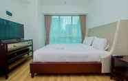 Bedroom 7 Cozy 1BR with Workspace at Setiabudi Skygarden Apartment