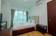 ห้องนอน 3 Cozy 1BR with Workspace at Setiabudi Skygarden Apartment