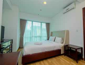 Bedroom 2 Cozy 1BR with Workspace at Setiabudi Skygarden Apartment