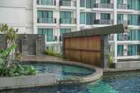 Swimming Pool Cozy with Minimalist Style Studio Apartment Nine Residence
