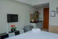 Bedroom Elegant Studio Apartment Margonda Residence 5