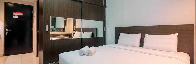 Bedroom Elegant and Comfy Studio Apartment Tamansari Sudirman