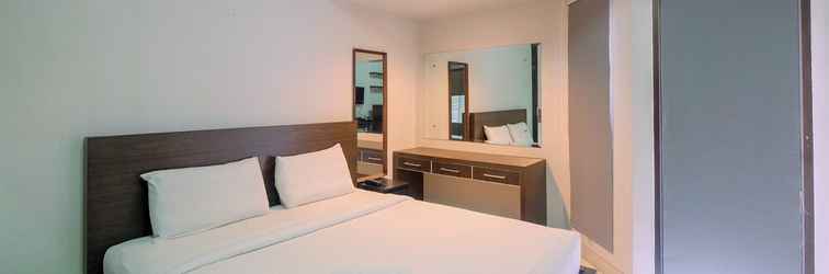 Bedroom Elegant and Comfy Studio Apartment Tamansari Sudirman