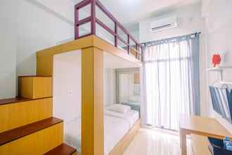 Kamar Tidur 4 Compact and Relaxing Studio at Dave Apartment