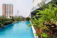 Swimming Pool New Furnished Studio Apartment at Tuscany Residences