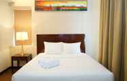 Kamar Tidur 4 Comfy 1BR Queen Bed Ancol Marina Apartment near Dufan