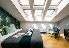 Phòng ngủ 3 Designer Two-level Loft in Kazimierz District Breakfast Offer