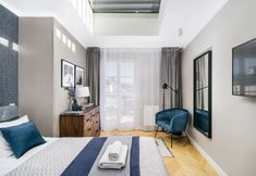 Bedroom 3 Gorgeous Exclusive Penthouse by the Wawel Castle Jewish Quarter