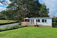 Exterior Riverside Cabin in Shropshire