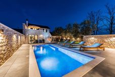 Swimming Pool Luxury stone villa with pool