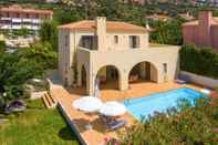 Swimming Pool Villa Katerina Large Private Pool Walk to Beach Sea Views A C Wifi Car Not Required - 1021