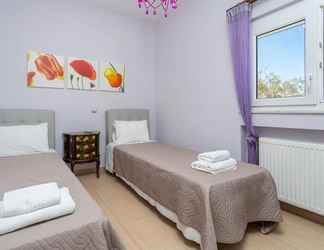 Bedroom 2 Villa Thetis Large Private Pool Walk to Beach Sea Views A C Wifi Car Not Required Eco-friendl - 2302