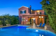 Swimming Pool 6 Villa Thalia Katerina Large Private Pool Walk to Beach Sea Views A C Wifi Car Not Required - 2412