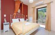 Bedroom 2 Villa Eufrosini Large Private Pool Walk to Beach Sea Views A C Wifi Car Not Required - 2301