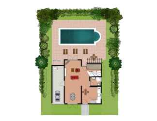 Exterior 2 Villa Eufrosini Large Private Pool Walk to Beach Sea Views A C Wifi Car Not Required - 2301