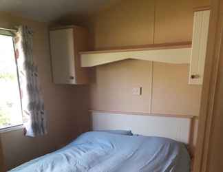 Phòng ngủ 2 3-bedroom Caravan at Thorness bay