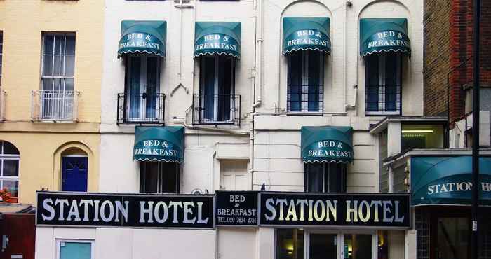 ภายนอกอาคาร Victoria Station Hotel