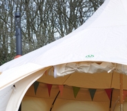 Bedroom 3 Lovely Spacious Lotus Bell Tent in Shaftesbury, UK