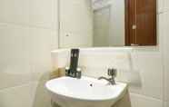 Toilet Kamar 6 Best Studio Apartment Vittoria Residence with Sofa Bed