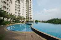 Swimming Pool Cozy and Comfortable Studio (No Kitchen) Apartment at Mustika Golf Residence