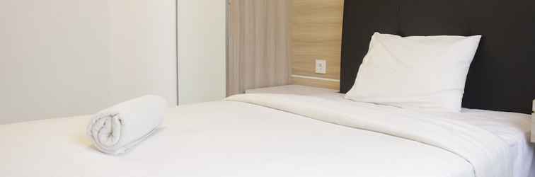 Bedroom Minimalist Studio Semi Apartment at The Lodge Paskal near BINUS University