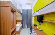 Kamar Tidur 3 Cozy Studio with Bunk Bed at Dave Apartment near UI