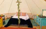 Bedroom 6 Private Glamping in a Vintage Caravan & Bell Tent