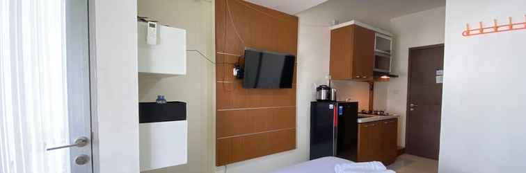 Bedroom Homey Studio Apartment at Harvard Jatinangor near IPDN