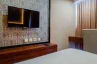 ห้องนอน Elegant Cozy Studio Room Apartment at Tamansari Papilio